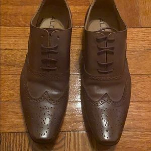 Aldo Brown wingtips dress shoes 7